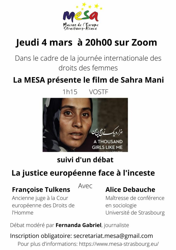 Le flyer de l'évènement